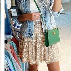 High Waist Ruffle Skirt